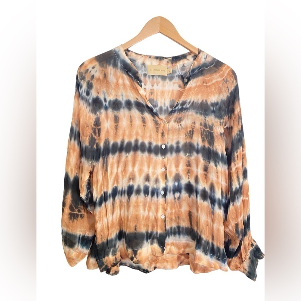 Charlie Joe French Blouse Size XS 0696